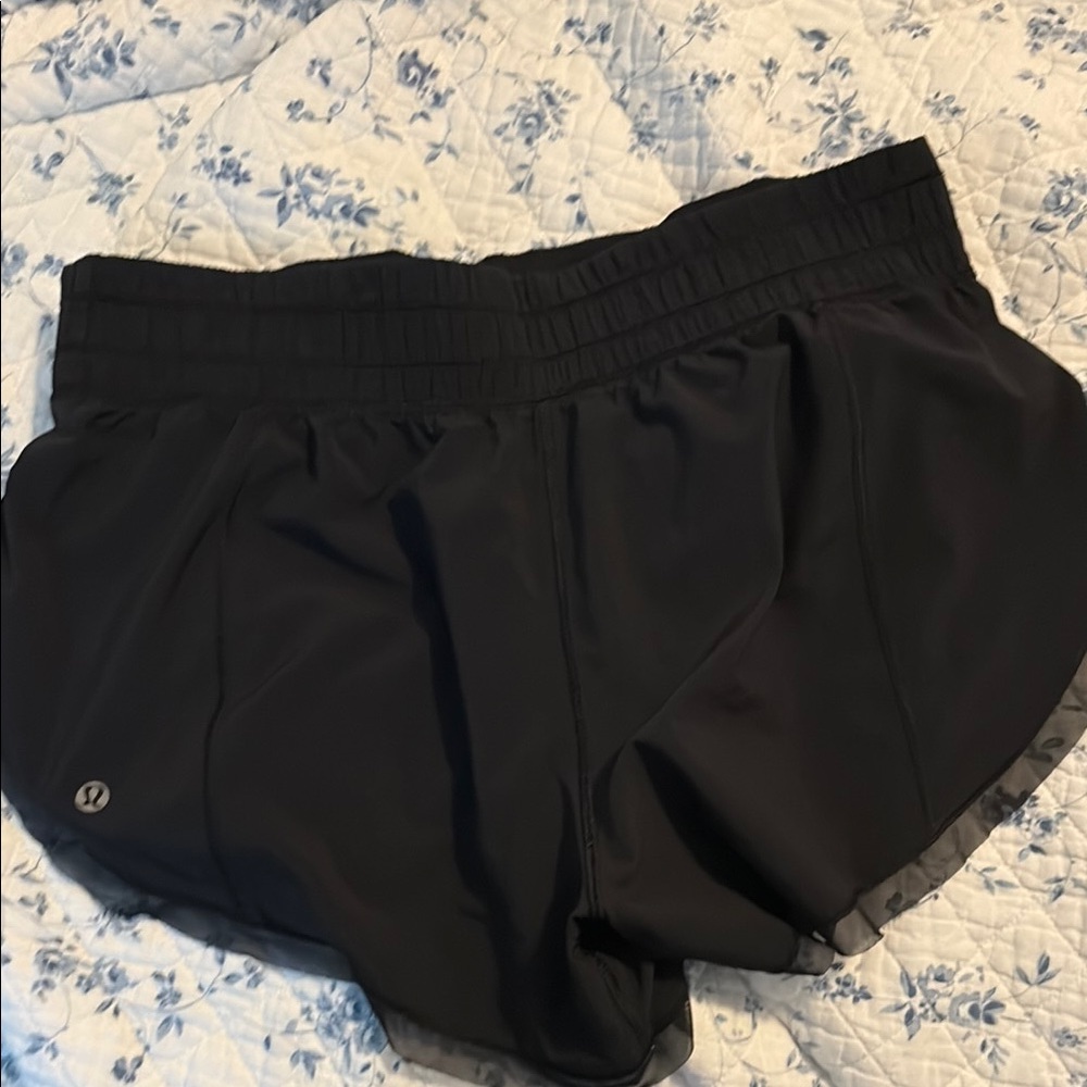 lululemon Anew Black Athletic Shorts 4in